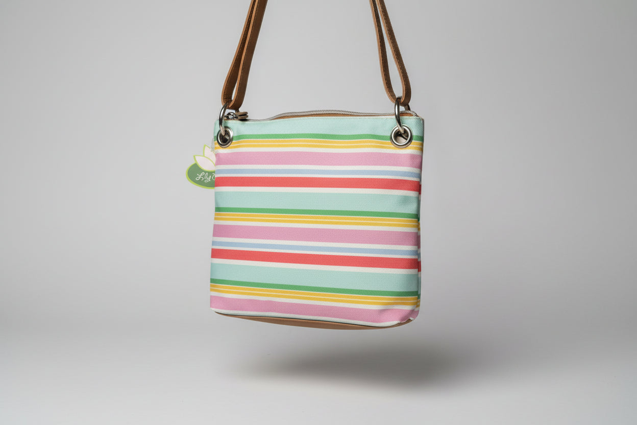 Sunshine Stripe Crossbody Bag