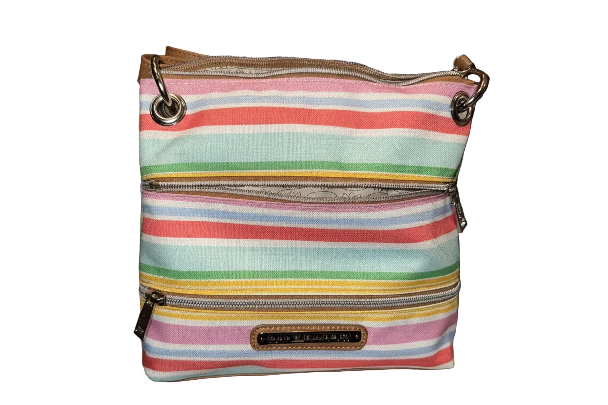 Sunshine Stripe Crossbody Bag