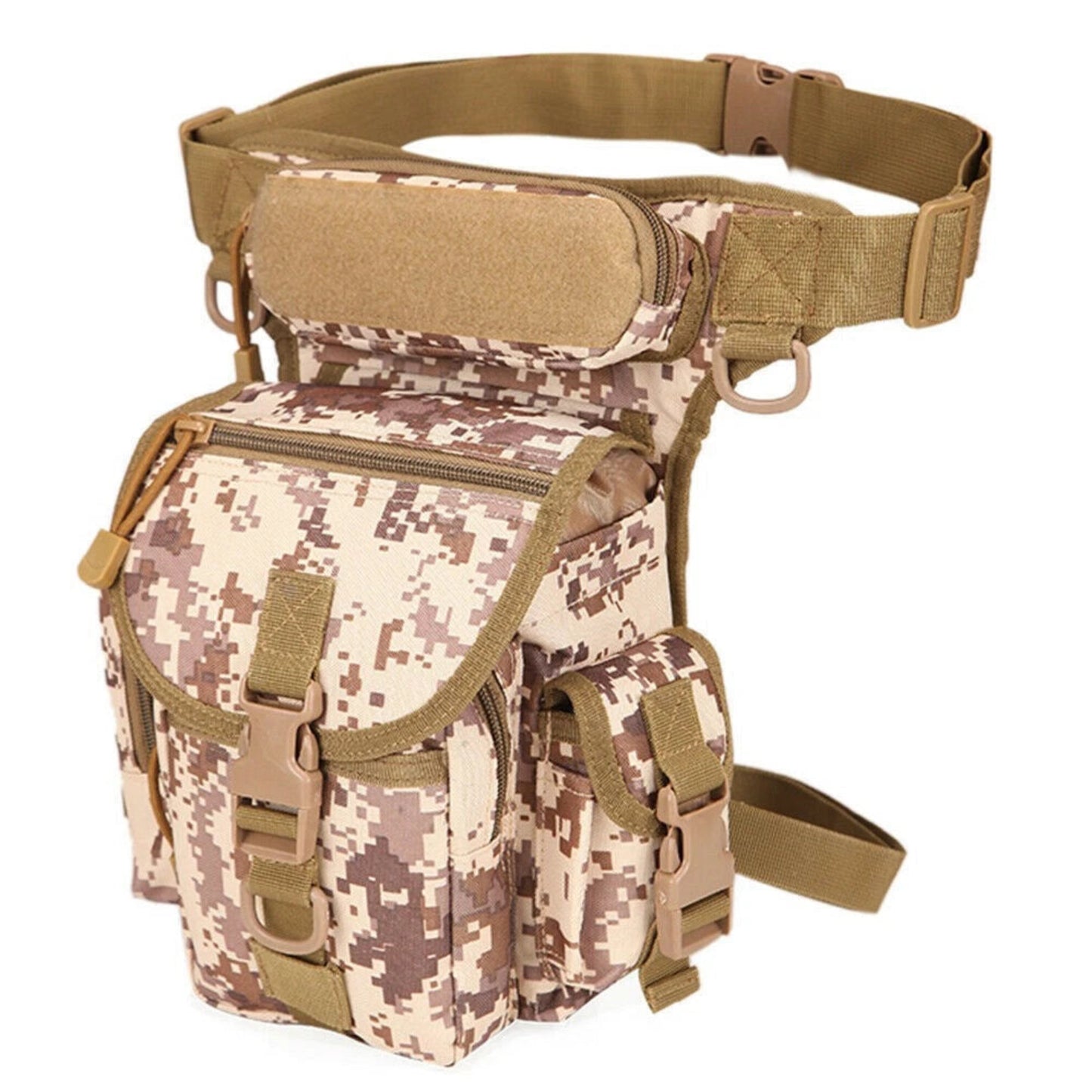 Tactical Military Drop Leg Bag Waist Belt Pouch Bag