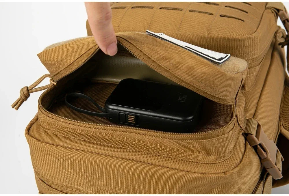 Tactical Outdoor Activities Backpack with Water Bottle Holder