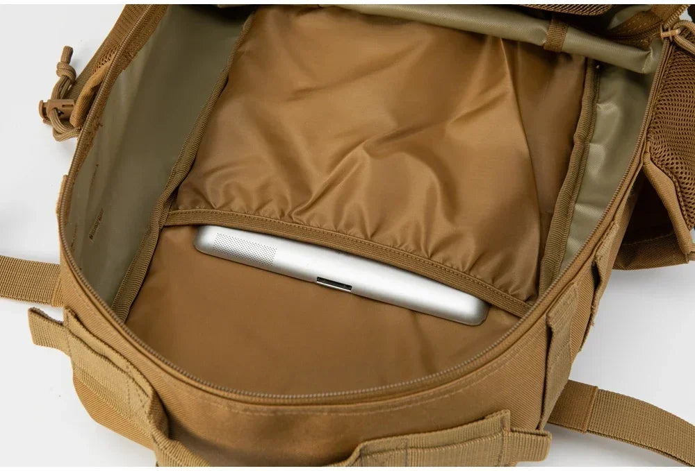 Tactical Outdoor Activities Backpack with Water Bottle Holder