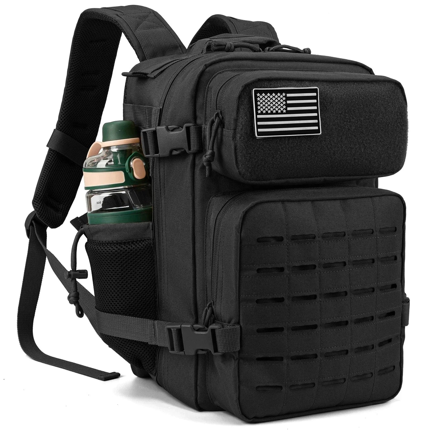 Tactical Outdoor Activities Backpack with Water Bottle Holder