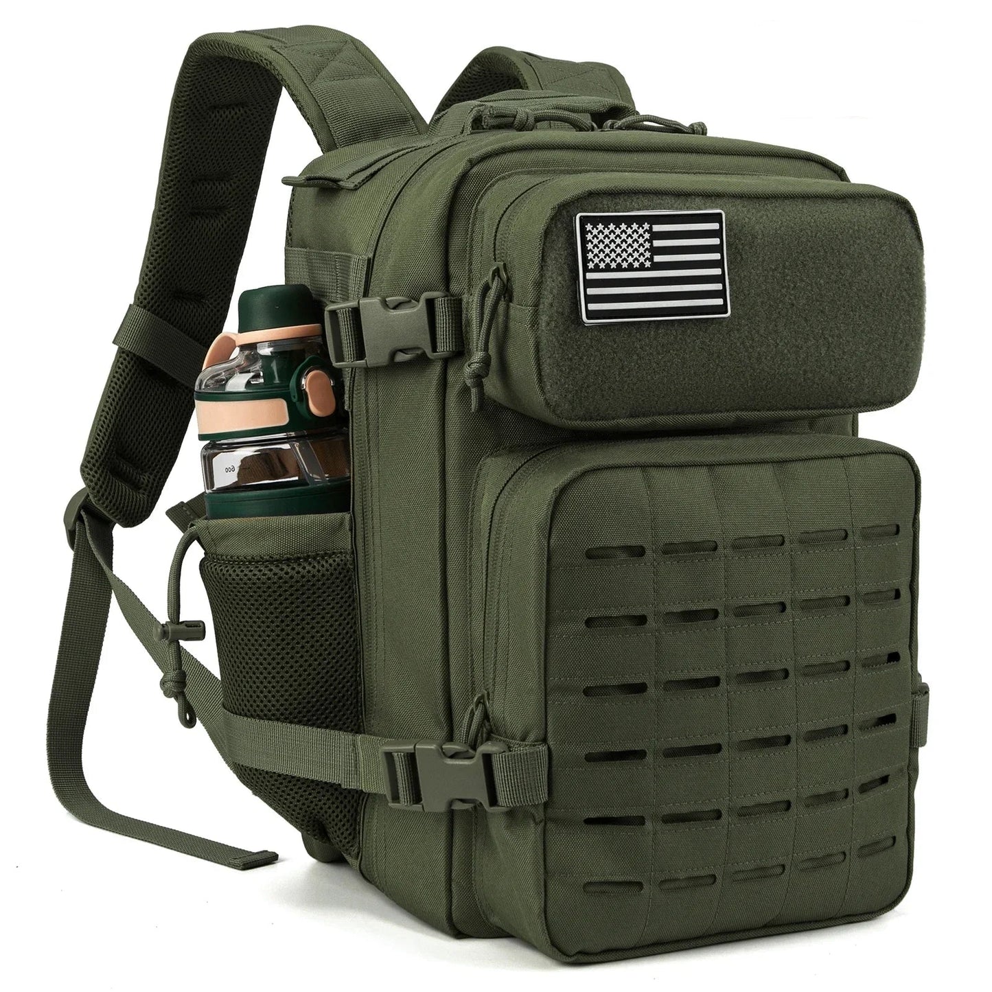 Tactical Outdoor Activities Backpack with Water Bottle Holder