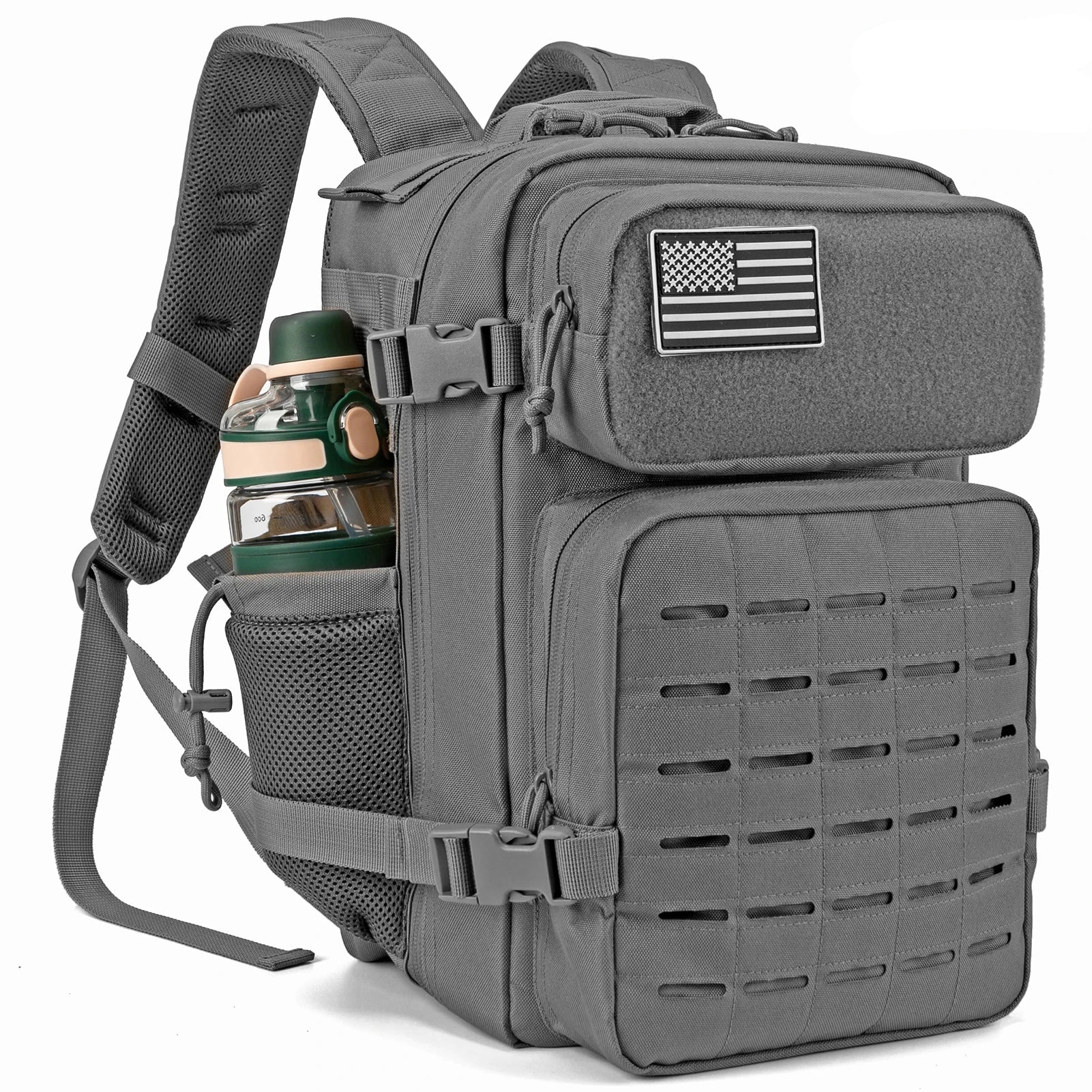 Tactical Outdoor Activities Backpack with Water Bottle Holder
