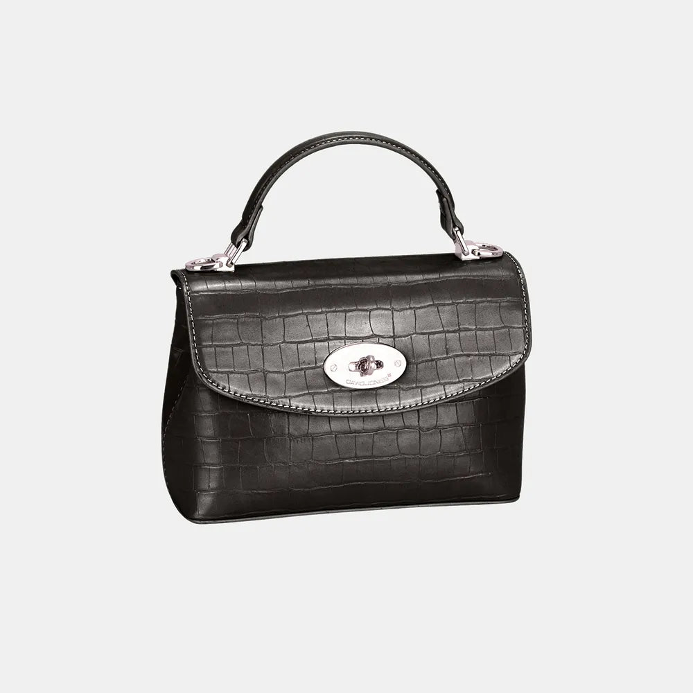 Texture Vegan Leather Handbag | Lily Bloom