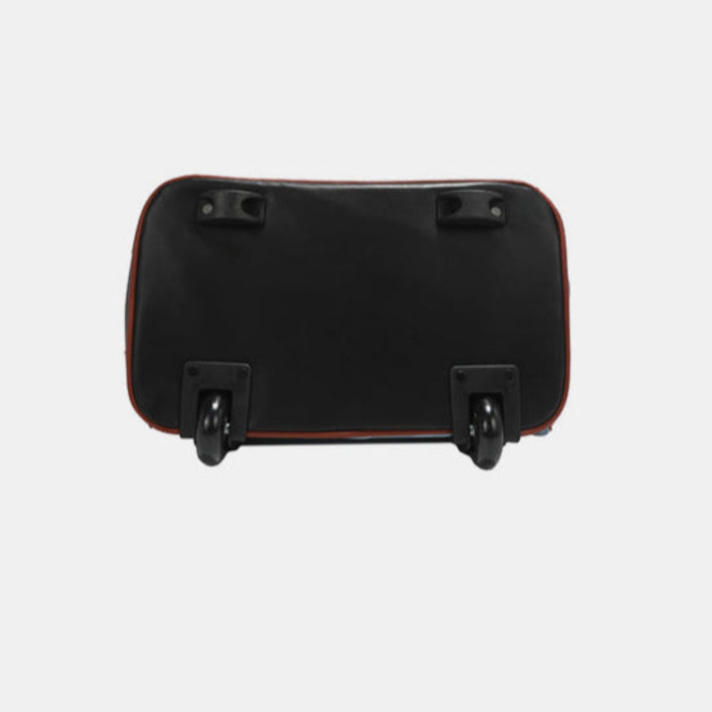 Zip Top Rolling Tote Bag - Lily Bloom Store