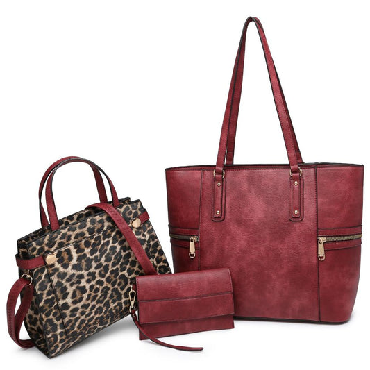 Stylish Tote & Shoulder Bags: 3-Piece Set - Lily Bloom Store