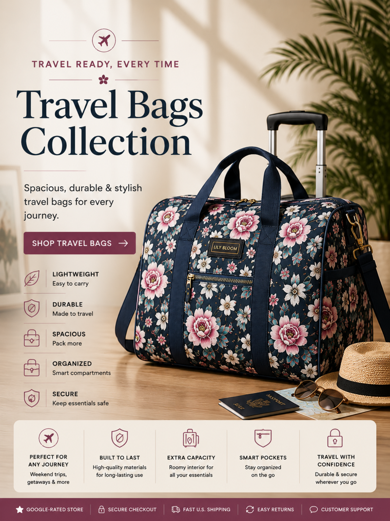 Travel bags collection for every journey