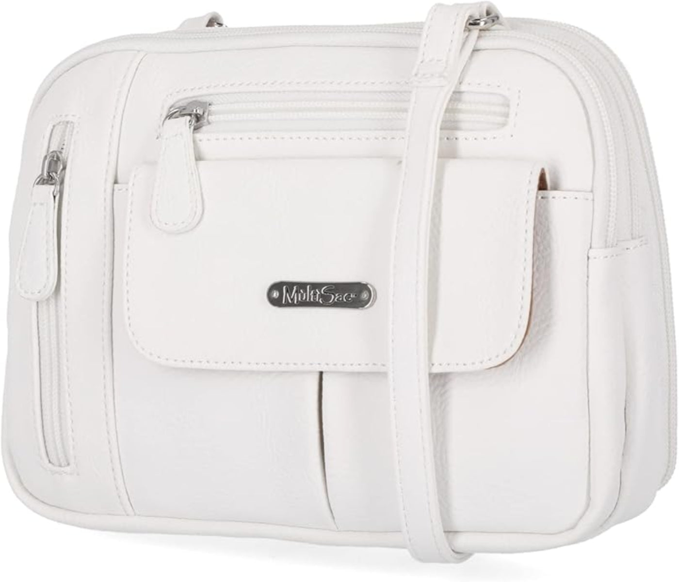 Triple Compartment Crossbody Bag - Lily Bloom