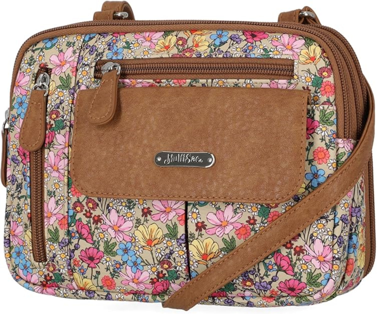 Triple Compartment Crossbody Bag | Lily Bloom