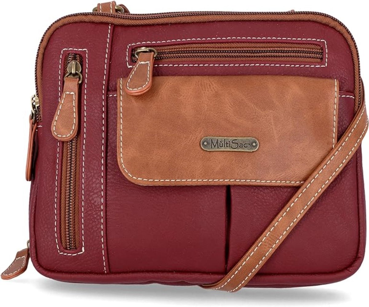 Triple Compartment Crossbody Bag - Lily Bloom Store