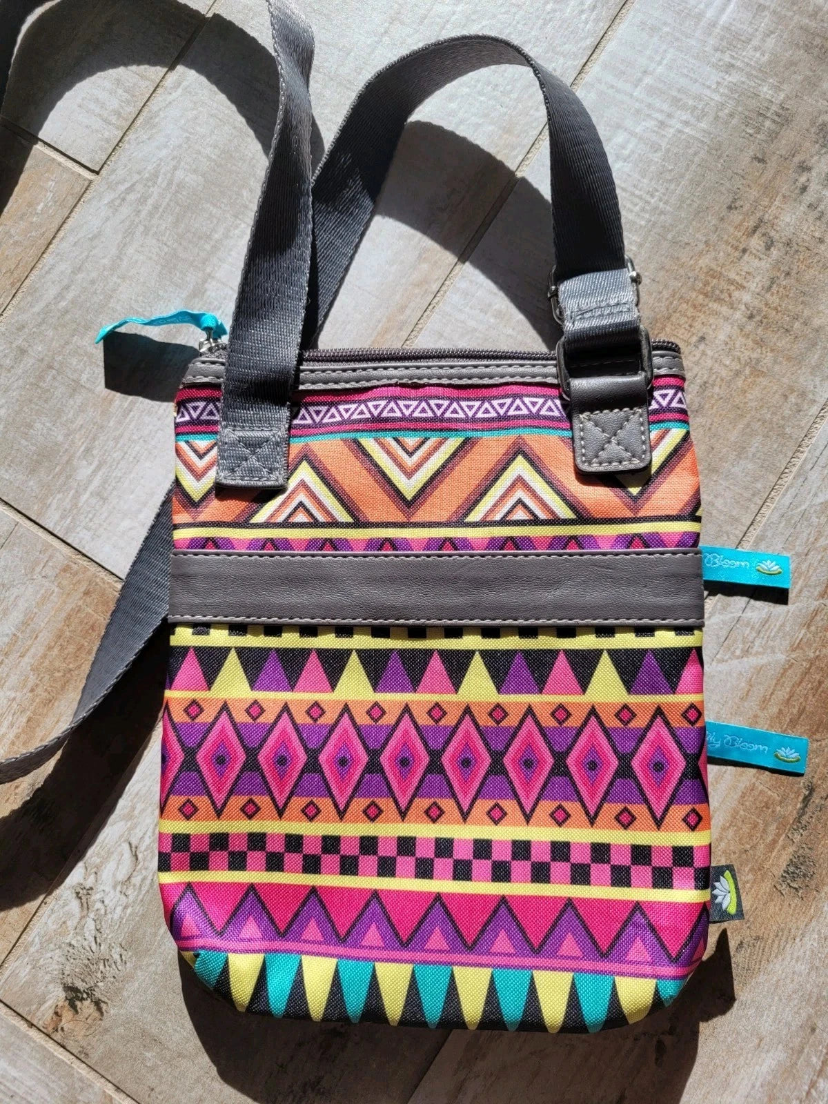 Tropical Floral Crossbody Bag