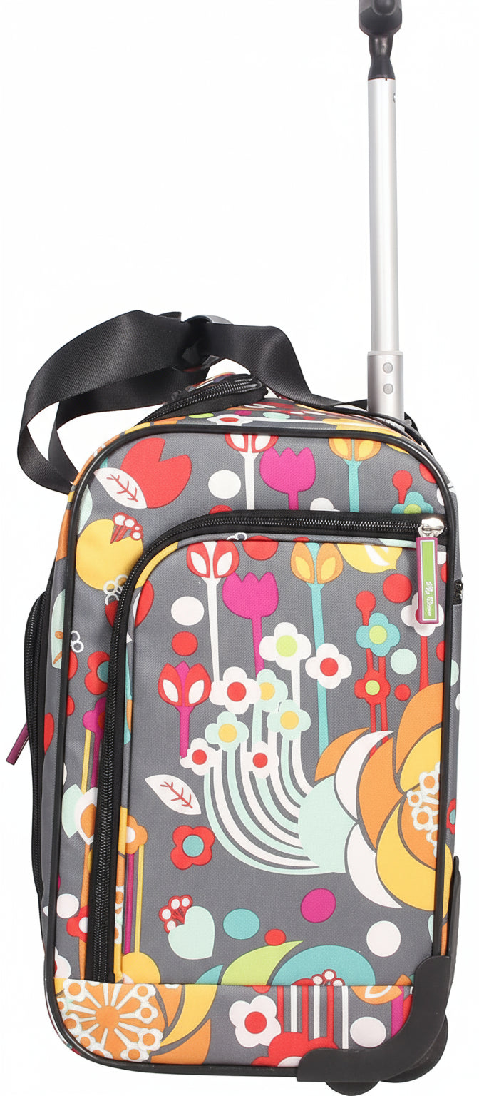 15 Inch Carry On Travel Luggage Under Seat Rolling Bag | Lily Bloom