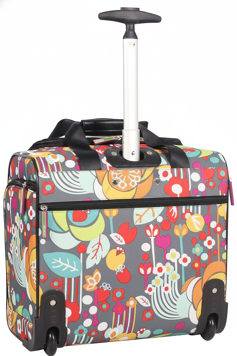 15 Inch Carry On Travel Luggage Under Seat Rolling Bag | Lily Bloom