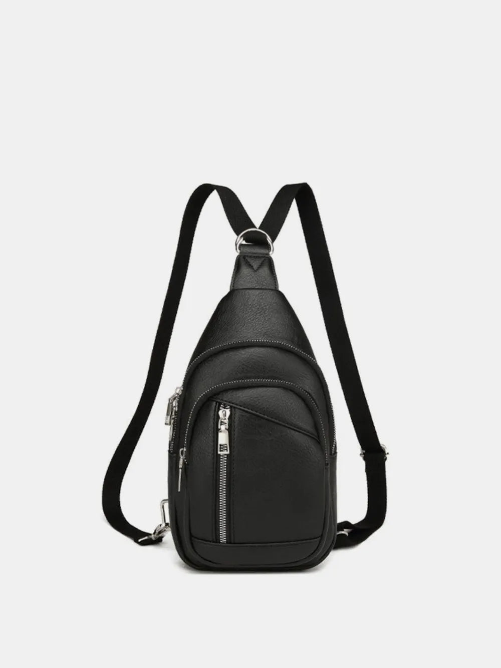Vegan Leather Crossbody Bag with Two Detachable Strap | Lily Bloom
