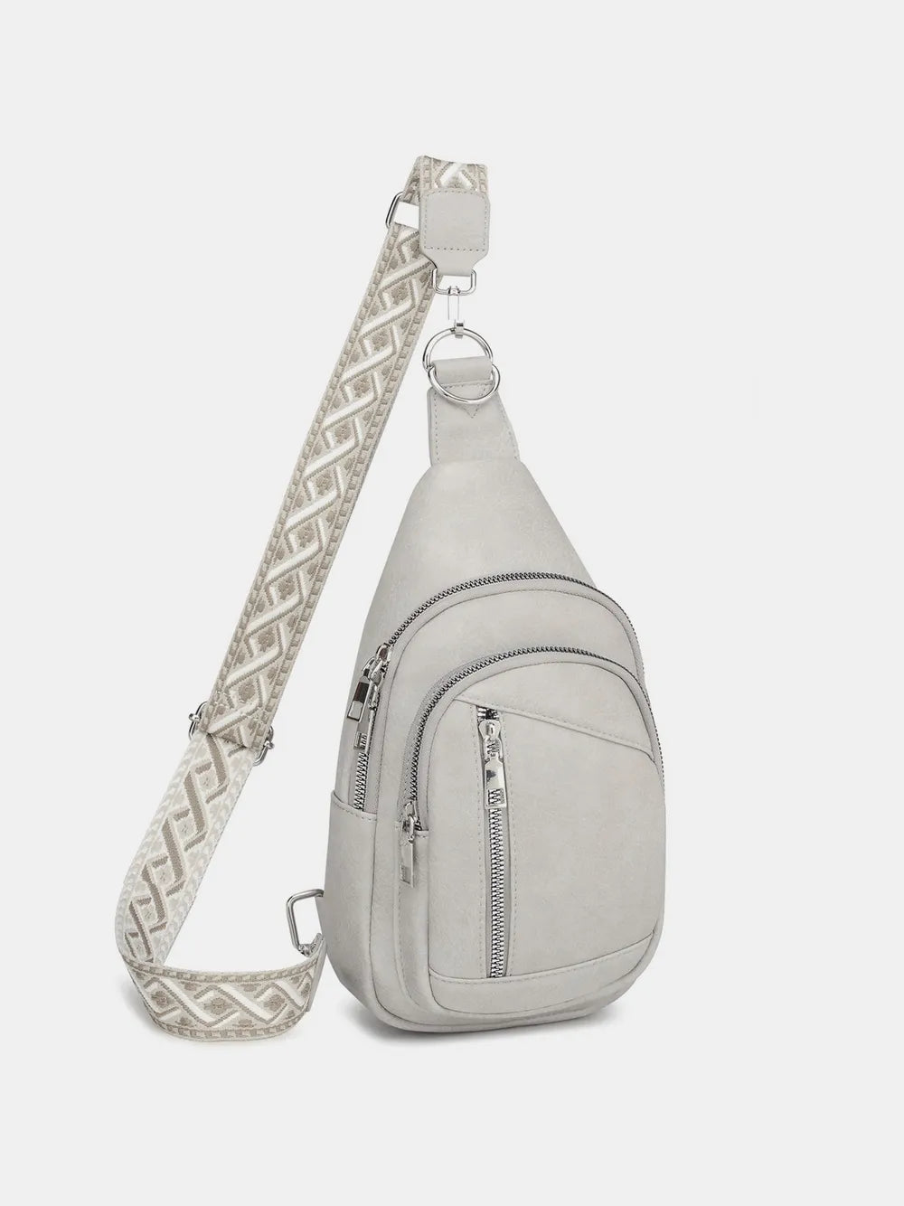 Vegan Leather Crossbody Bag with Two Detachable Strap | Lily Bloom