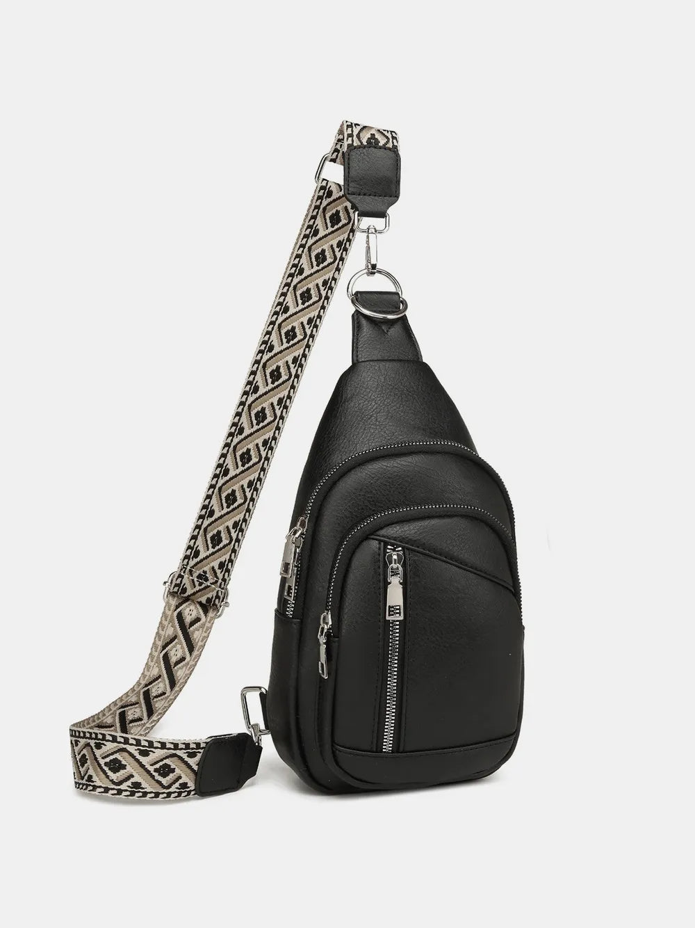 Vegan Leather Crossbody Bag with Two Detachable Strap | Lily Bloom
