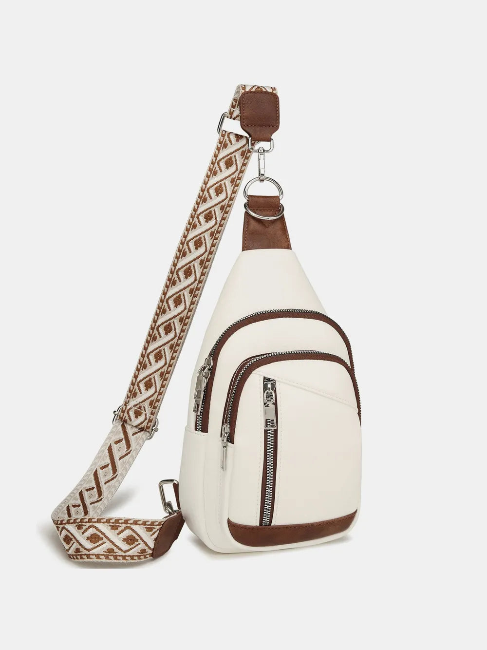 Vegan Leather Crossbody Bag with Two Detachable Strap | Lily Bloom