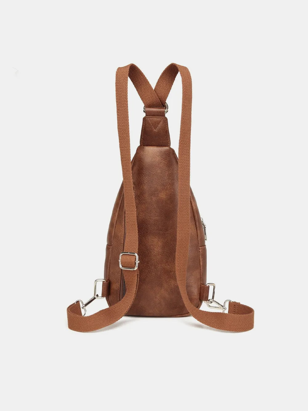 Vegan Leather Crossbody Bag with Two Detachable Strap | Lily Bloom