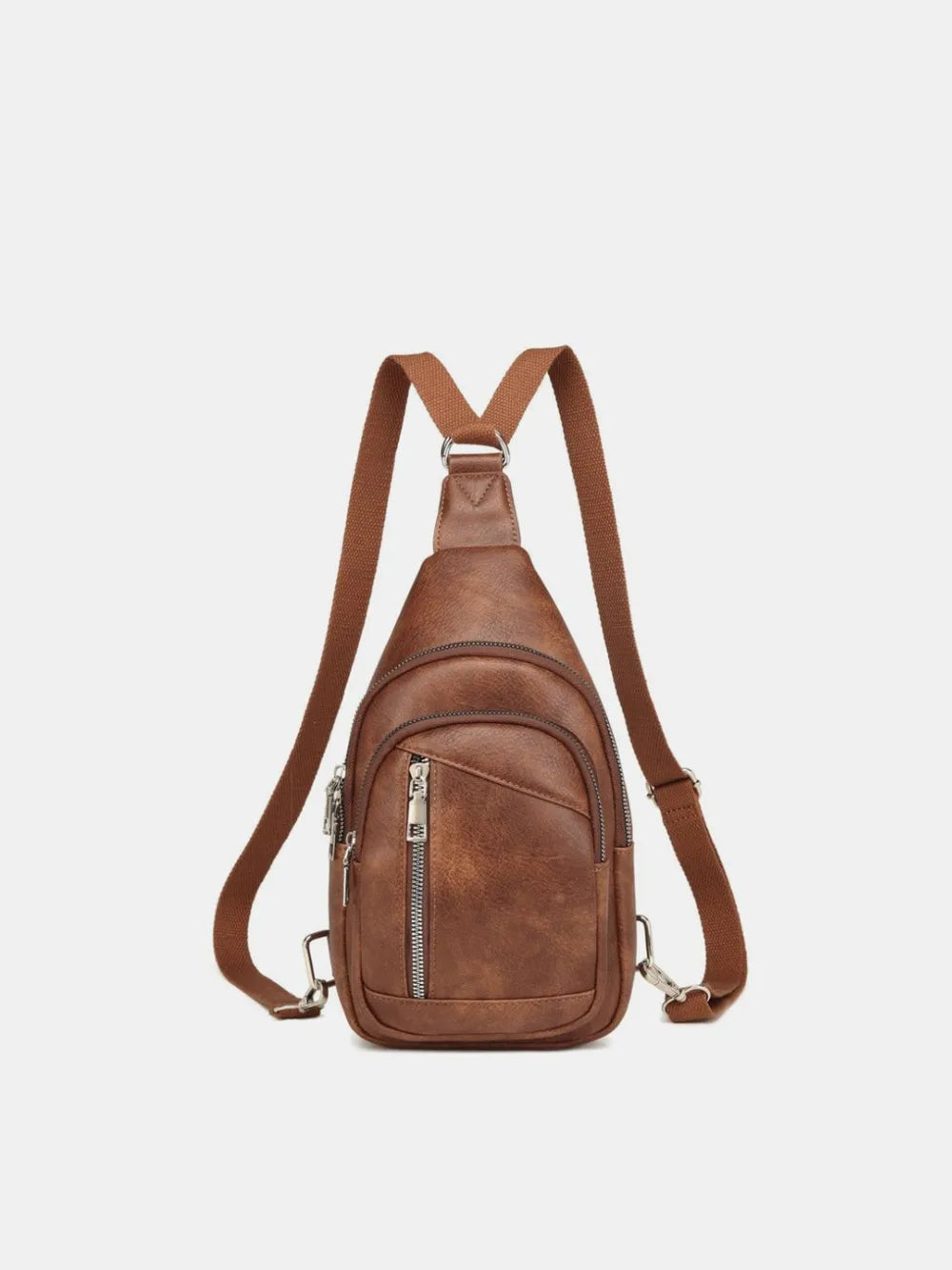 Vegan Leather Crossbody Bag with Two Detachable Strap | Lily Bloom
