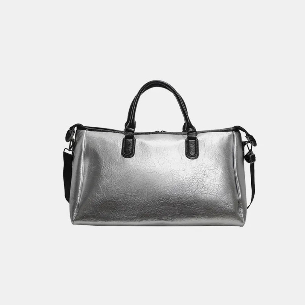 Vegan Leather Oversize Travel Bag | Lily Bloom