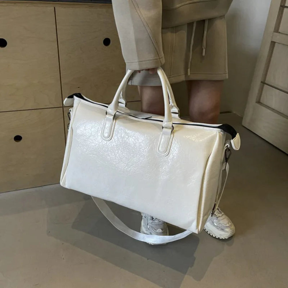 Vegan Leather Oversize Travel Bag | Lily Bloom