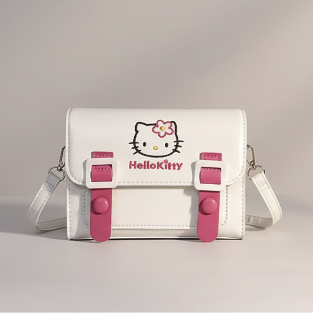 Vegan Leather Satchel Kitty Bag