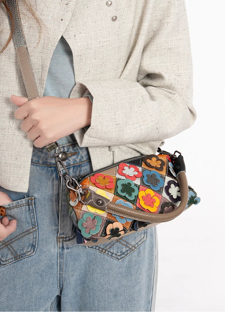 Vibrant Color Block Crossbody Bag | Lily Bloom