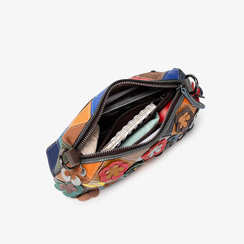 Vibrant Color Block Crossbody Bag | Lily Bloom