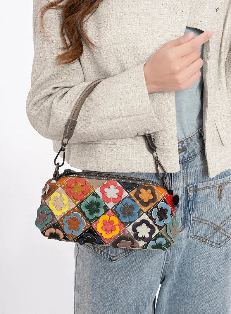 Vibrant Color Block Crossbody Bag | Lily Bloom