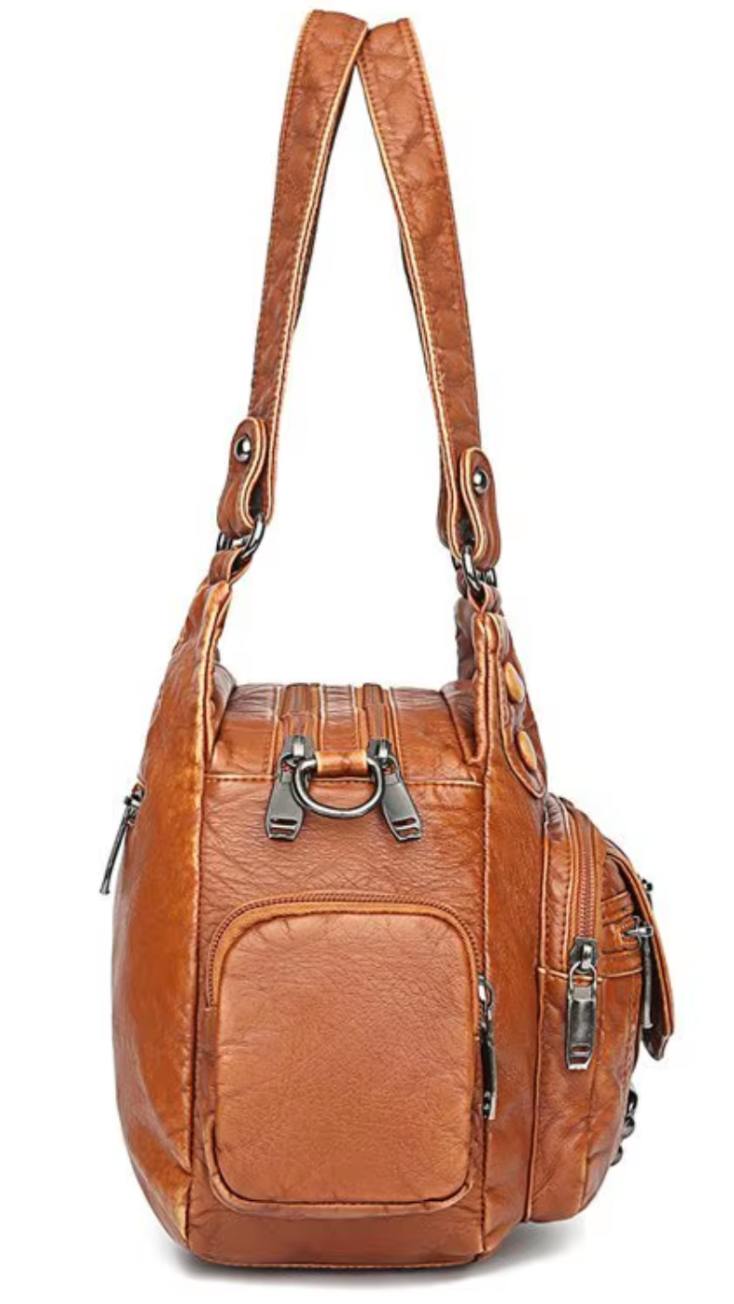 Vintage Leather Luxury Hand Shoulder Crossbody Soft Tote Bag