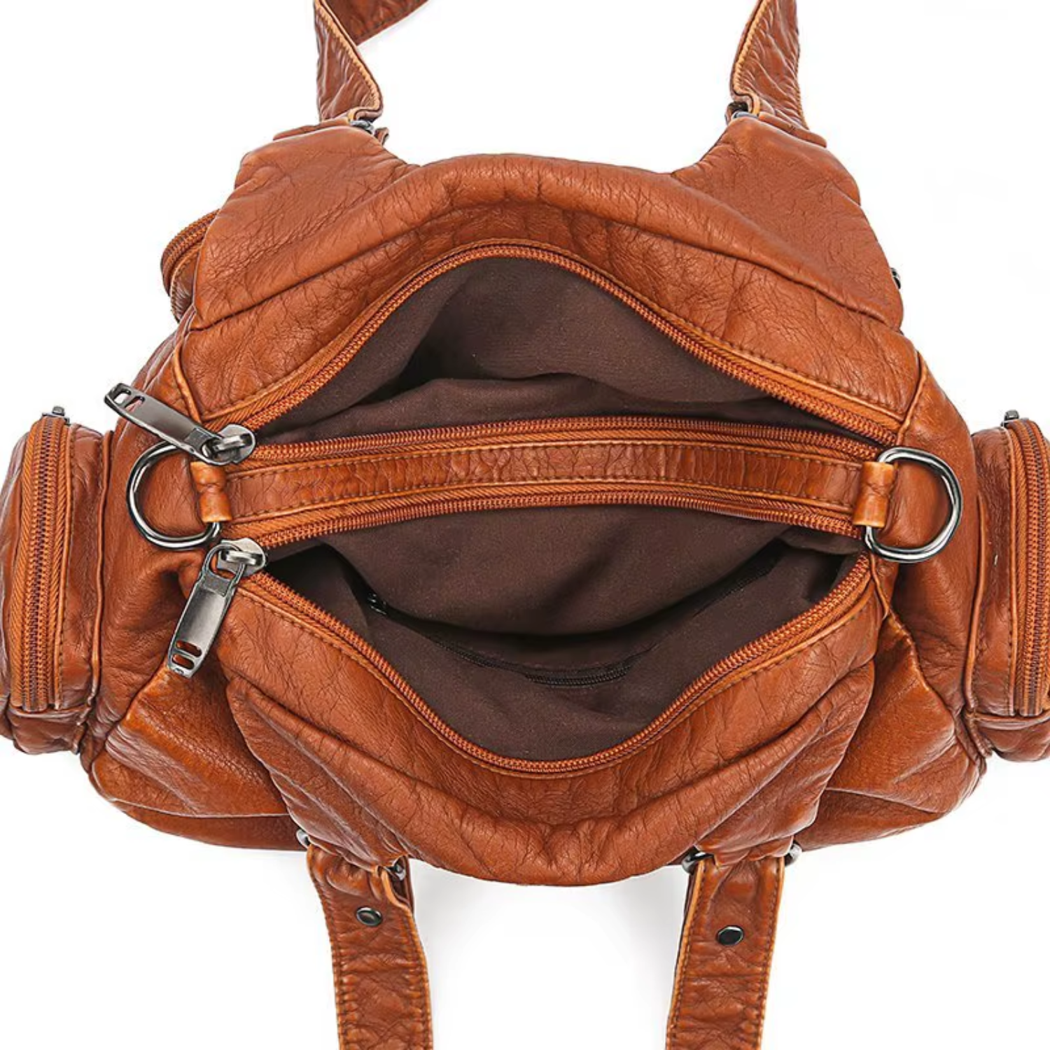 Vintage Leather Luxury Hand Shoulder Crossbody Soft Tote Bag