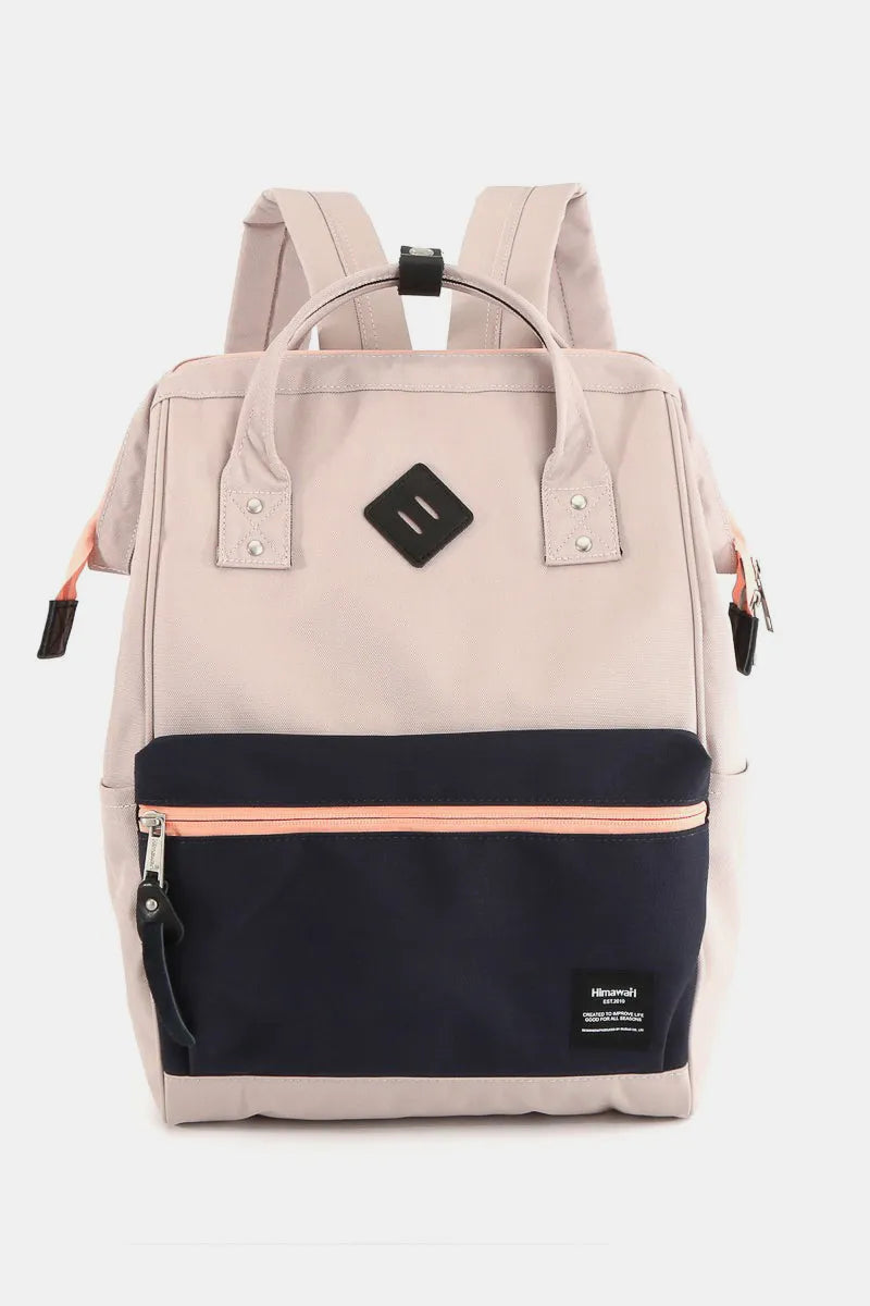 Contrast Waterproof Backpack Bag with Reinforced Edges | Lily Bloom