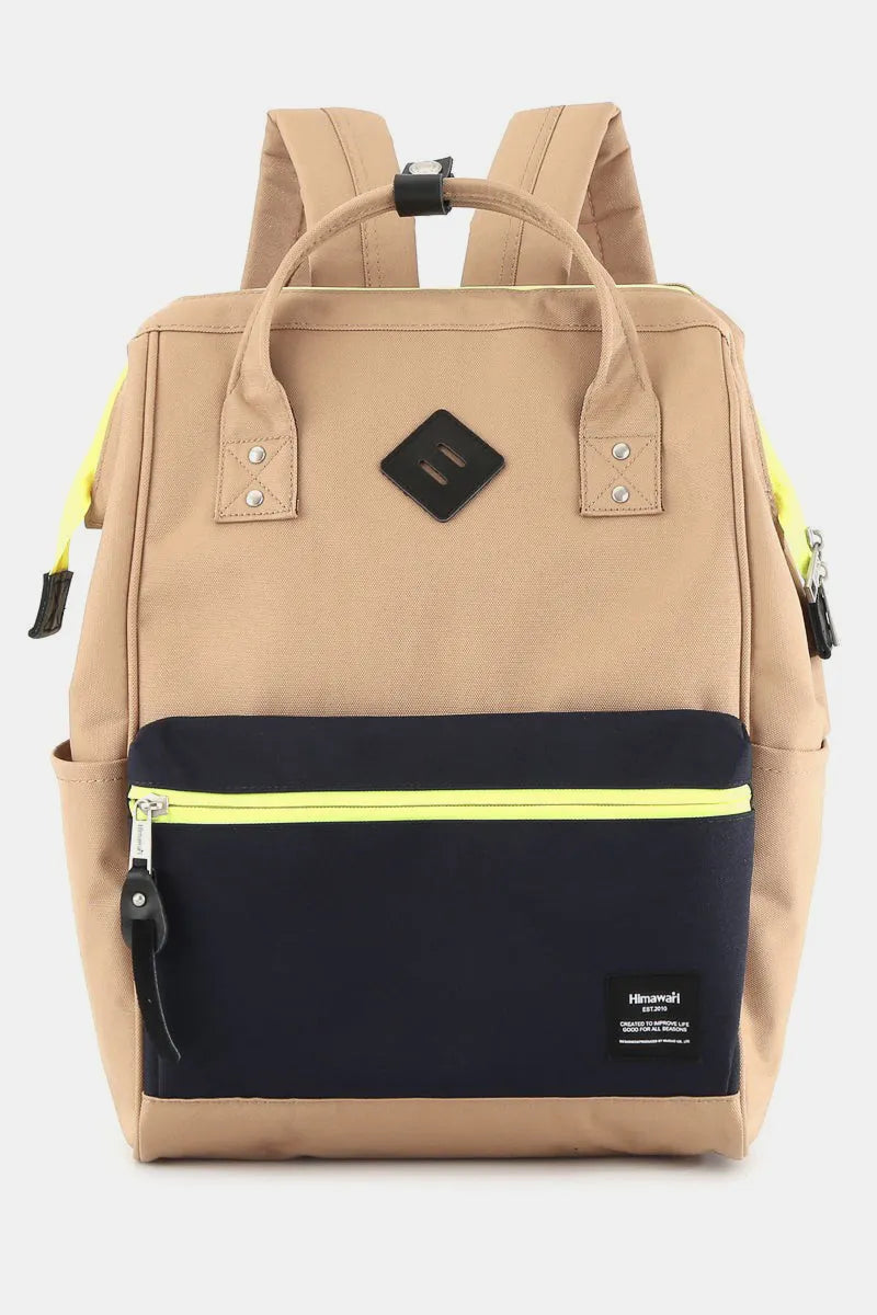 Contrast Waterproof Backpack Bag with Reinforced Edges | Lily Bloom