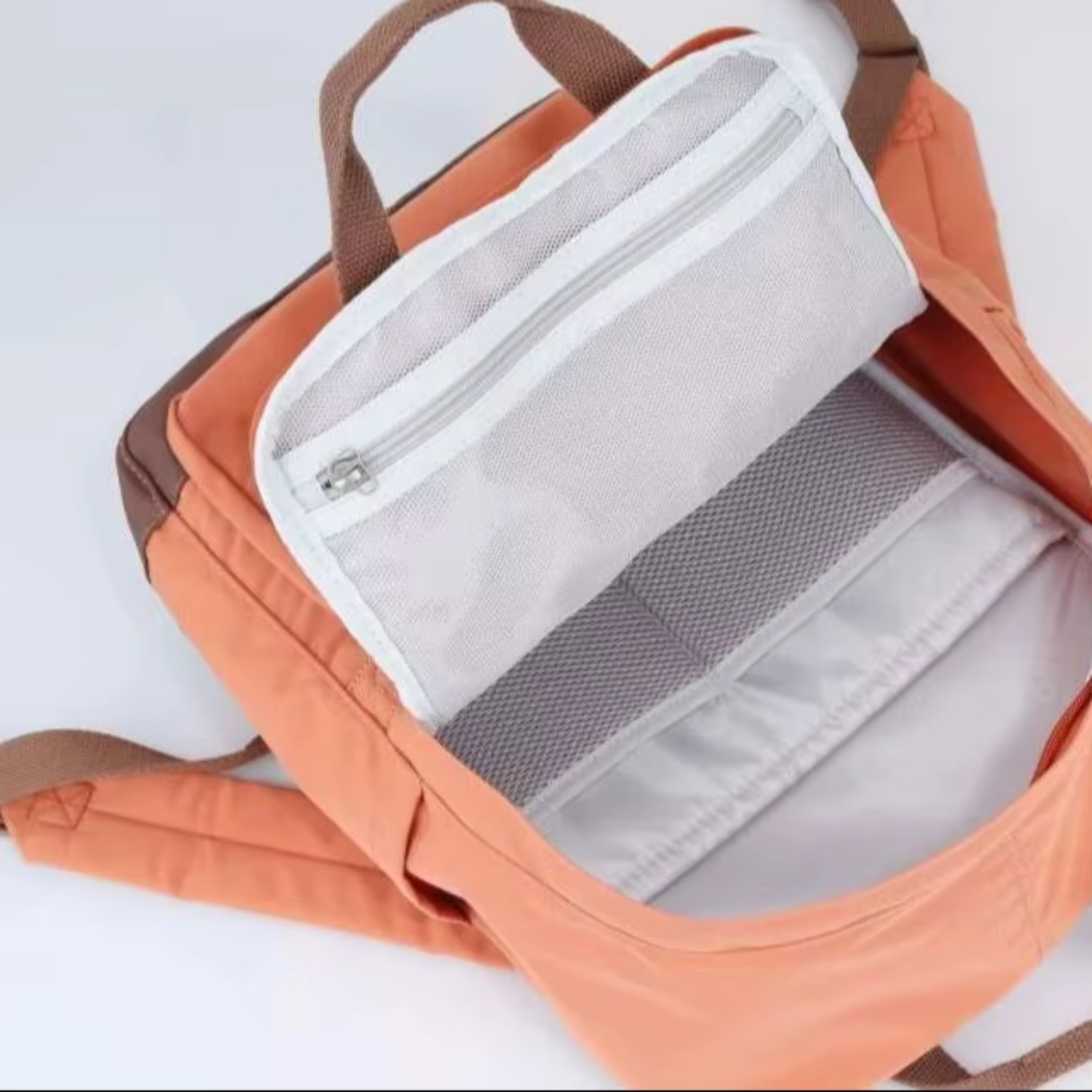 Waterproof Canvas Backpack Side Pockets - Lily Bloom