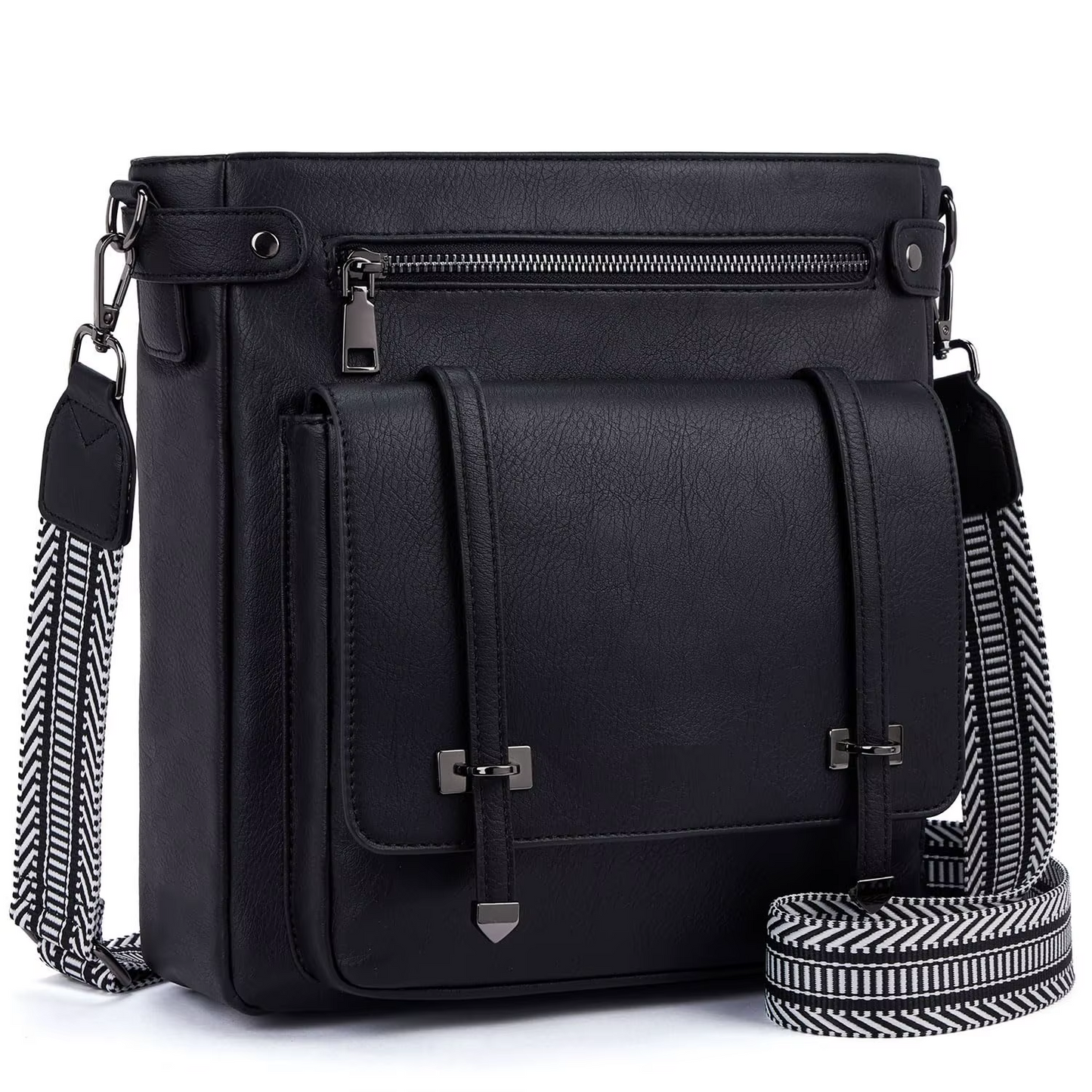 Waterproof Leather Crossbody Lightweight Shoulder Handbag - Lily Bloom