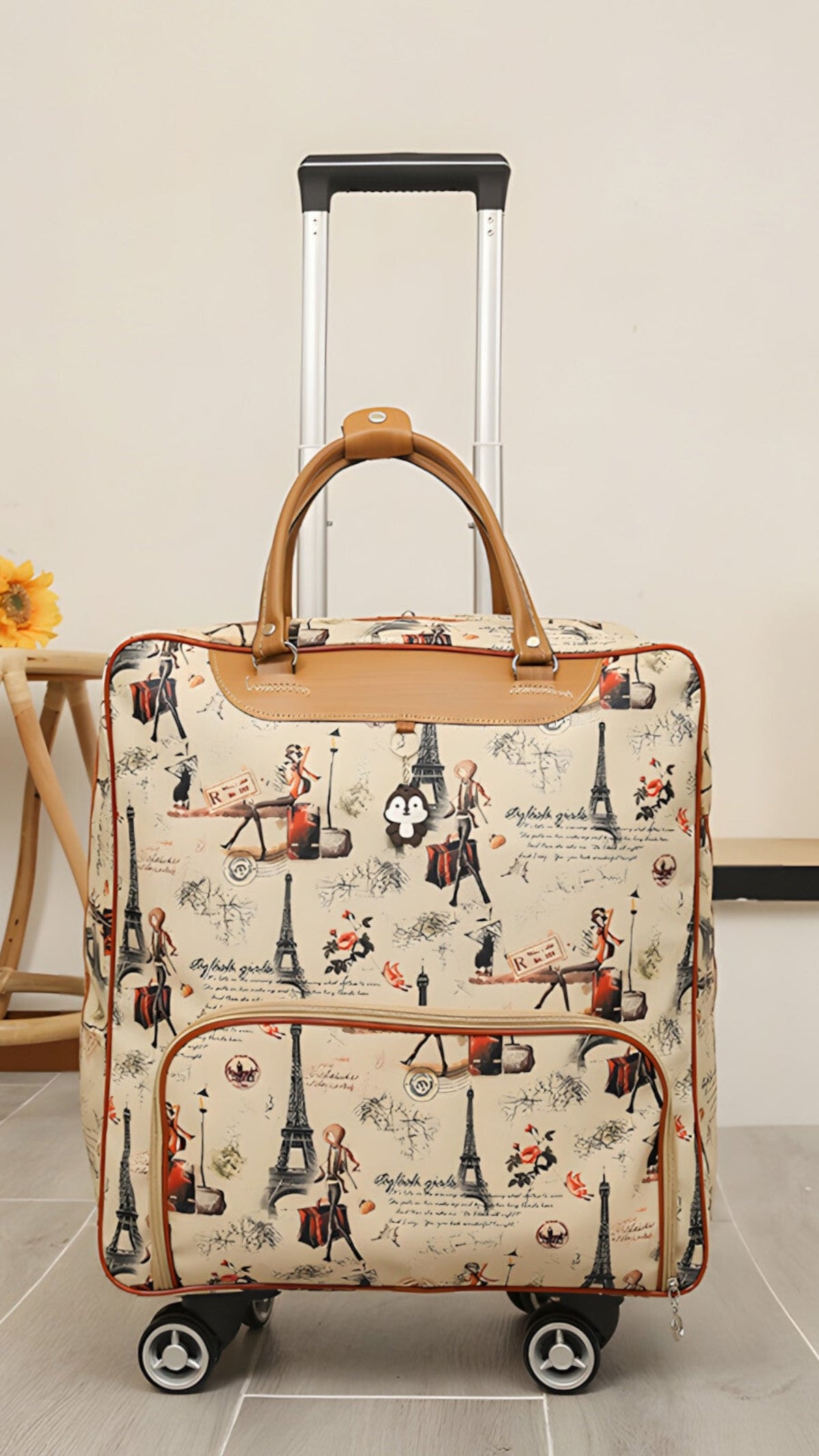 Wheeled Underseat Carry-On Duffle Bag – Spinner Trolley Luggage