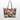 Woman's Large Capacity Handbag Vegan Leather Patchwork Tote Purse