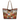 Woman's Large Capacity Handbag Vegan Leather Patchwork Tote Purse