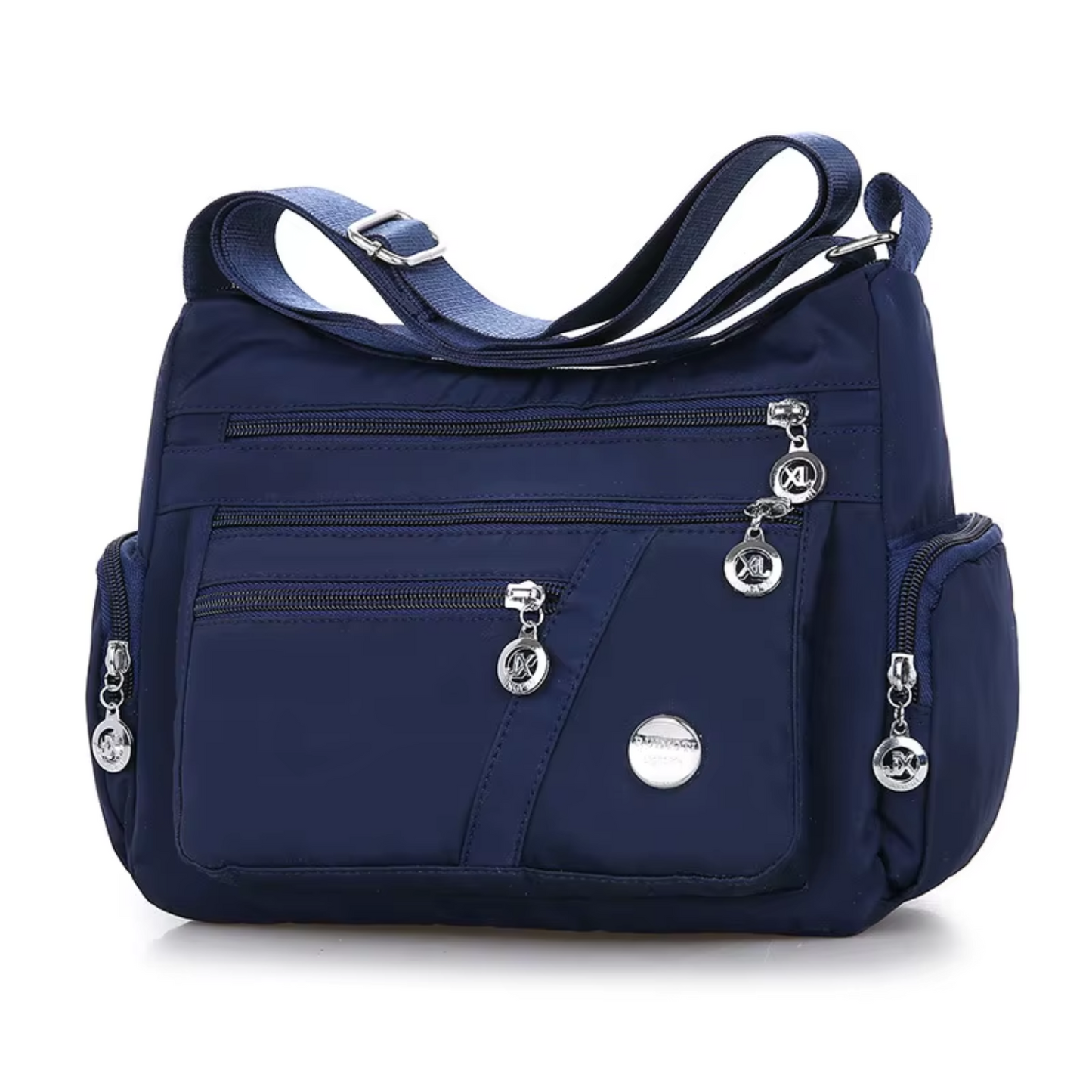 Women's Shoulder Lightweight Crossbody Multiple Pockets Messenger Bag - Lily Bloom