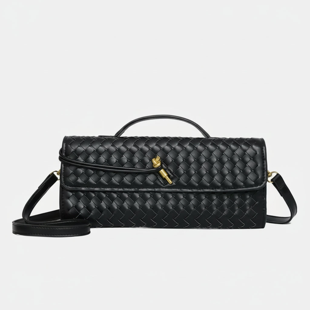 Woven Leather Crossbody Bag | Lily Bloom