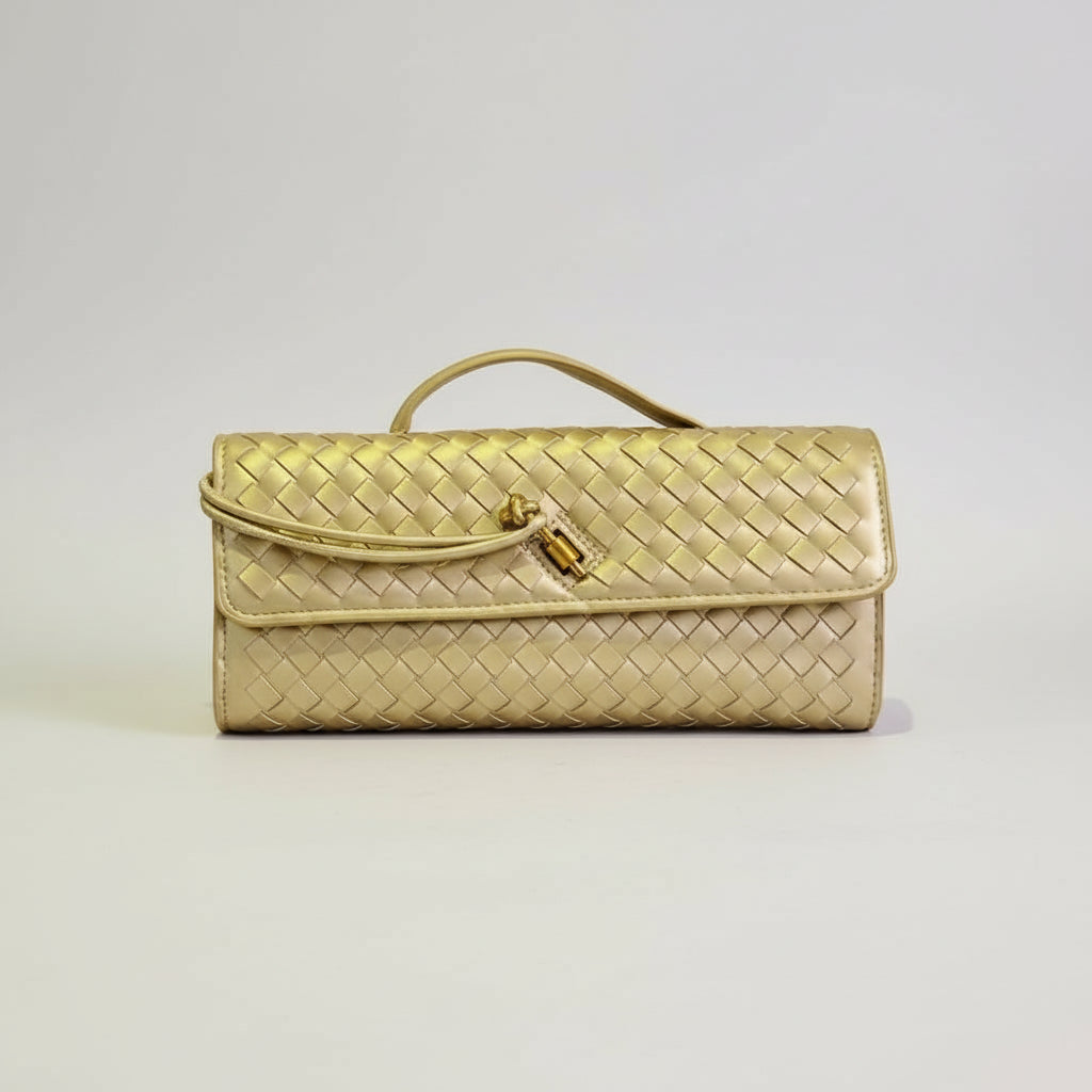 Woven Leather Crossbody Bag | Lily Bloom