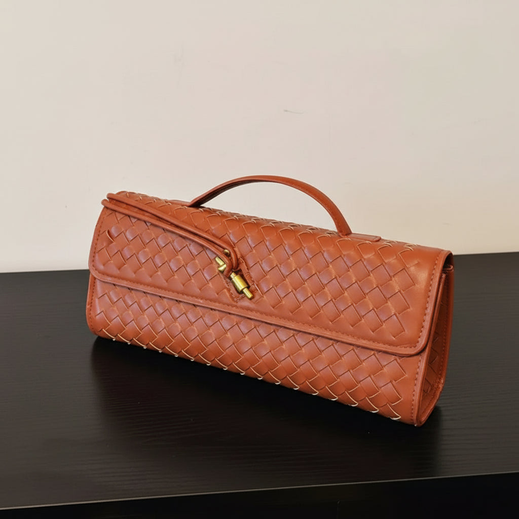 Woven Leather Crossbody Bag | Lily Bloom