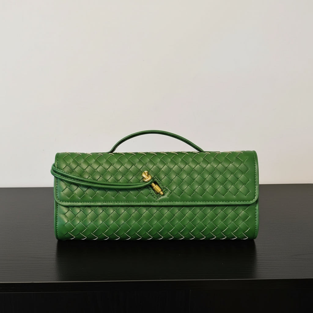 Woven Leather Crossbody Bag | Lily Bloom