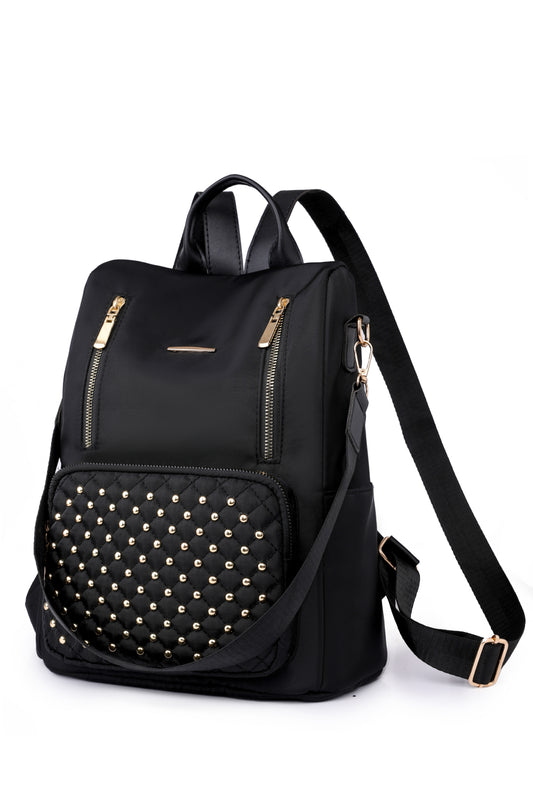 Zipper Pocket Beaded Backpack - Lily Bloom Store