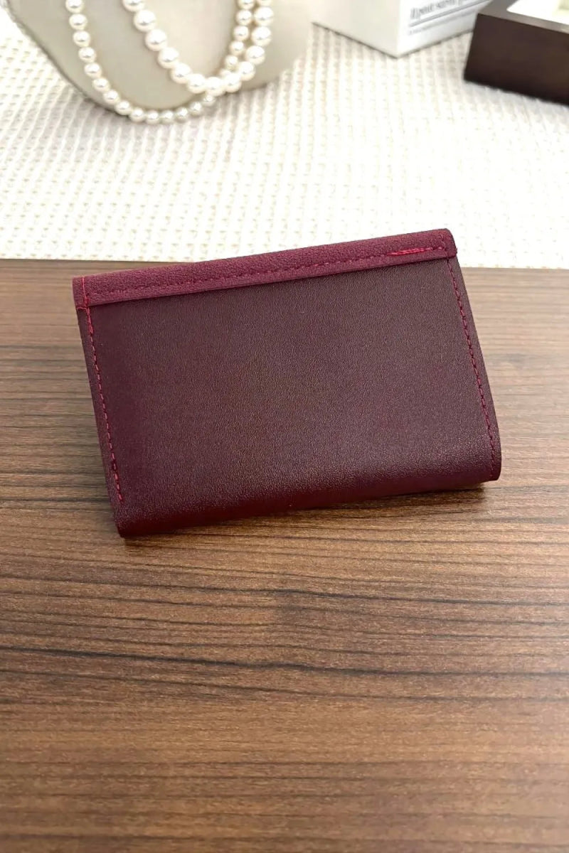 Compact Trifold Wallet - Lily Bloom