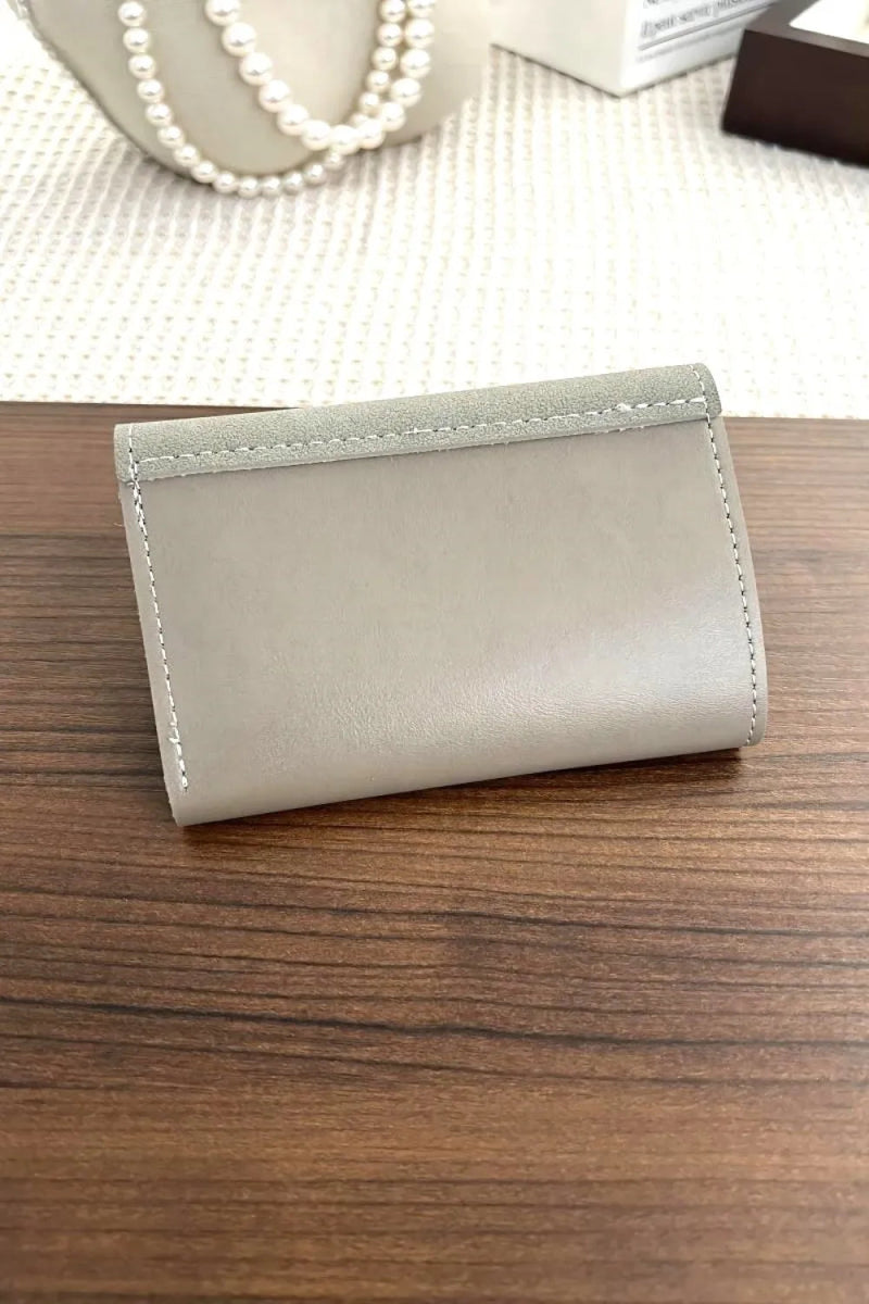 Compact Trifold Wallet - Lily Bloom