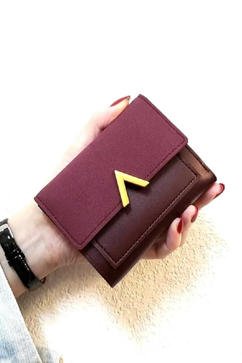 Compact Trifold Wallet - Lily Bloom