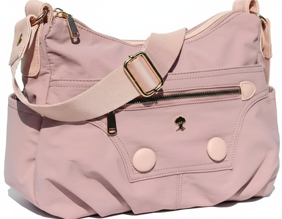 Crossbody Bag with 2 Detachable Straps - Lily Bloom