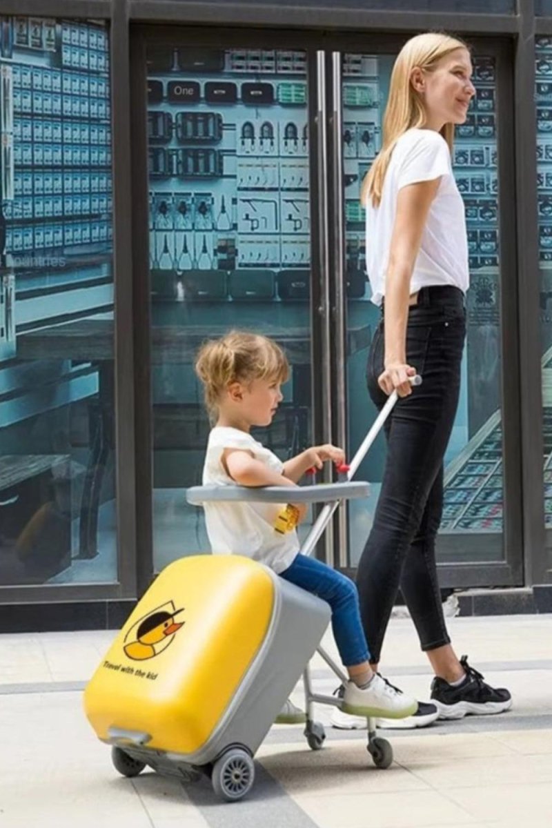 Family Travel Trolley: Smart & Portable Luggage - Lily Bloom